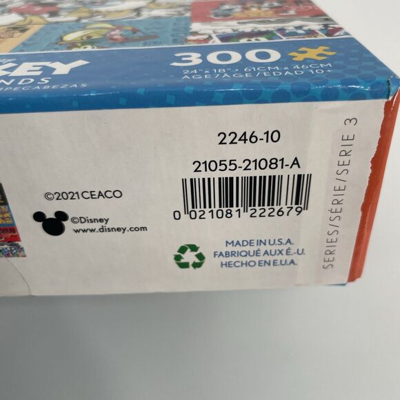 Disney Mickey and Friends Ceaco Puzzle 300 pc Jigsaw 42246 Oversized Pieces NEW - Picture 9 of 9